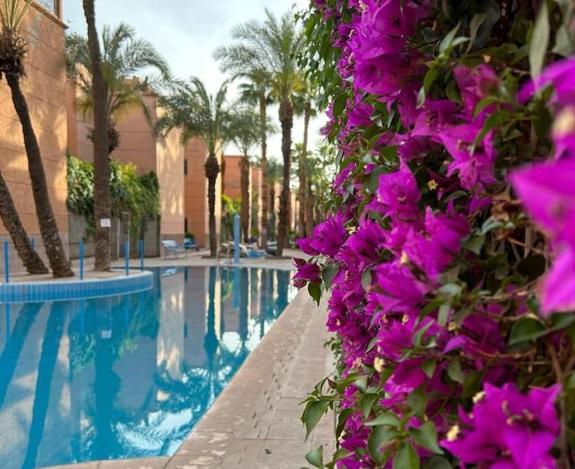 Joli Appartement T2 Residence Avec Piscines Marrakesh Buitenkant foto